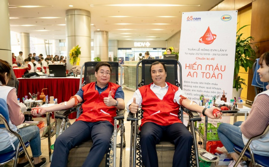 Hơn 10.000 CBCNV Tập đoàn Điện lực Việt Nam đăng ký hiến máu