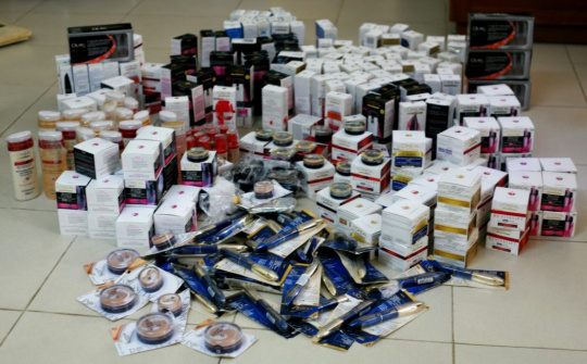 Liên tiếp thu giữ hàng ngàn mỹ phẩm không nguồn gốc