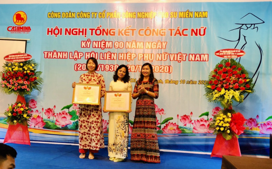 CASUMINA: Khen thưởng 90 nữ công nhân lao động