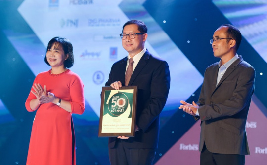 SABECO tiếp tục được vinh danh Top 50 công ty niêm yết tốt nhất 2020