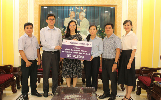 EVNGENCO 3: Cùng cả nước hướng về miền Trung