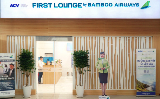 Bamboo Airways chính thức khai trương Phòng chờ Thương gia tại Côn Đảo