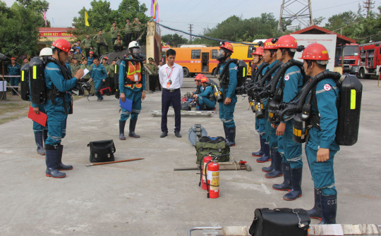 TKV: Hội thao Kỹ thuật cấp cứu mỏ chuyên nghiệp năm 2020 thành công tốt đẹp