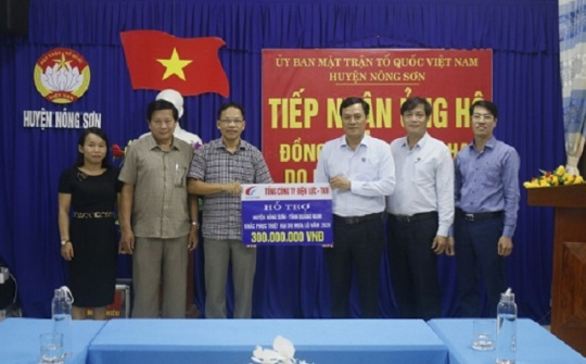 Tổng công ty Điện lực - TKV chia sẻ với miền Trung thân yêu