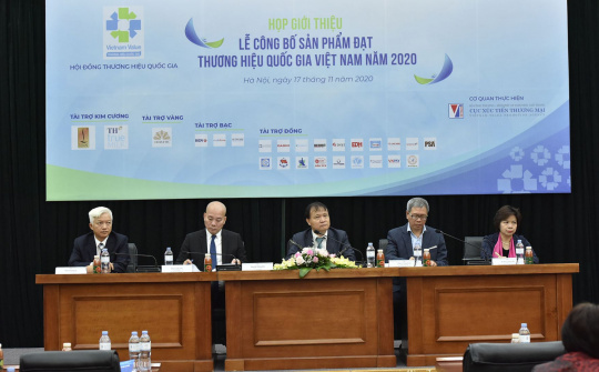 283 sản phẩm của 124 doanh nghiệp được công nhận đạt Thương hiệu quốc gia