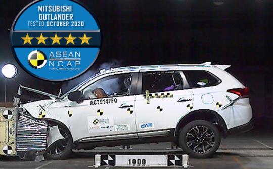 Mitsubishi Outlander lắp ráp tại Việt Nam đạt 5 sao an toàn ASEAN NCAP