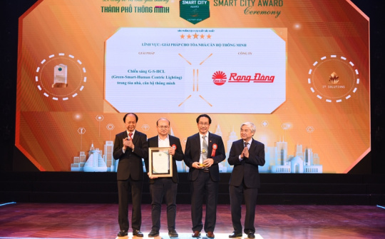 Rạng Đông được xếp hạng 5 sao của Giải thưởng Thành phố thông minh 2020