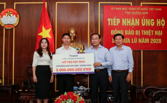 Thaco dành 5 tỷ đồng hỗ trợ xây lại ngôi làng cho đồng bào dân tộc ở Trà Leng
