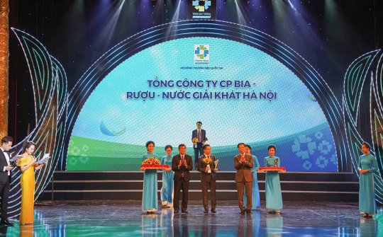 HABECO được vinh danh Thương Hiệu Quốc Gia lần thứ 5 liên tiếp