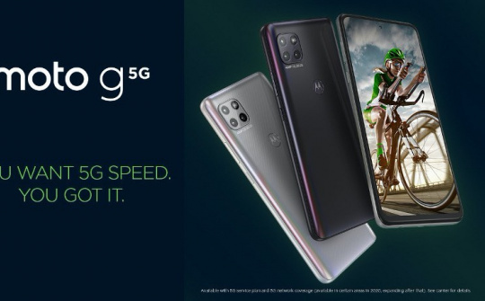Motorola Moto G 5G ra mắt - Chip Rồng mạnh mẽ, giá "nhẹ nhàng"