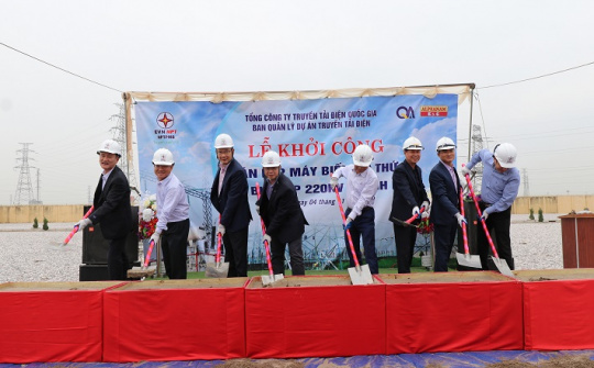 Khởi công dự án nâng công suất TBA 220kV Thanh Nghị