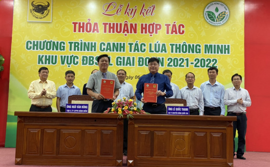 Bình Điền ký kết với Khuyến nông Quốc gia về canh tác lúa thông minh