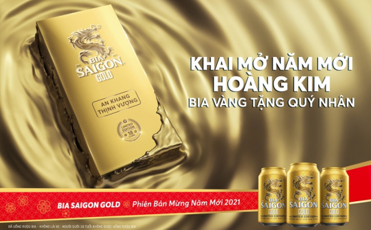 Bia Saigon Gold đến hẹn lại lên