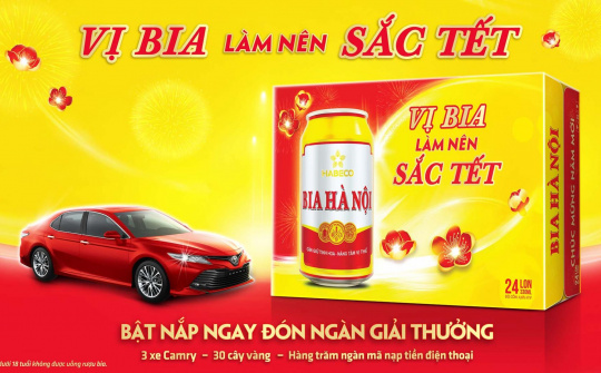 Bia Hà Nội tưng bừng chương trình đặc biệt: ''Thấy Bia Hà Nội là thấy Tết - Vị bia làm nên sắc Tết"