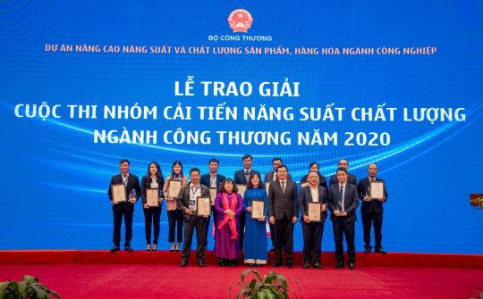 Trao giải Cuộc thi “Nhóm cải tiến năng suất chất lượng ngành Công Thương”