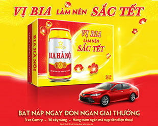 Thấy Bia Hà Nội là thấy Tết!