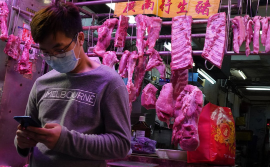 Giá thịt lợn tại Trung Quốc tăng cao trở lại do dịch Covid-19