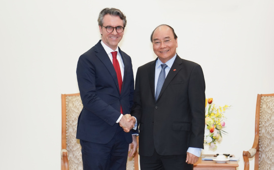 Thủ tướng Nguyễn Xuân Phúc tiếp Đại sứ, Trưởng Phái đoàn Liên minh châu Âu tại Việt Nam