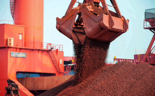 TT quặng sắt ngày 17/2/2020: Dự trữ quặng sắt tại các cảng Trung Quốc giảm 9%