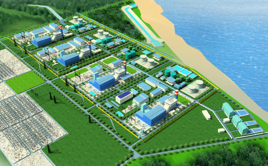 Xây dựng cơ sở hạ tầng dùng chung tại Trung tâm Điện lực Dung Quất