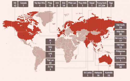 [Tin ảnh] Chết vì Corona đã lên đến 813 người
