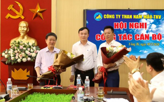 TKV trao quyết định bổ nhiệm Giám đốc Công ty Than Nam Mẫu