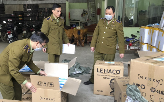 Xử lý 22 cơ sở vi phạm về khẩu trang trong ngày 21/3