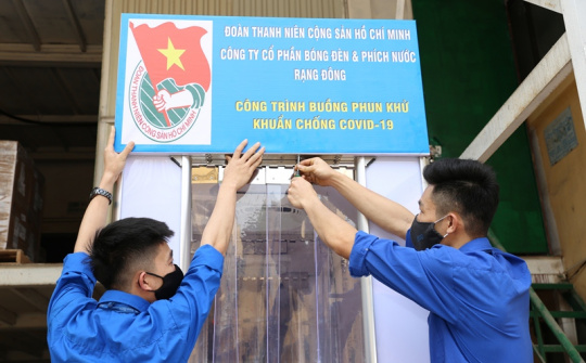 Thanh niên Rạng Đông chế tạo thành công Phòng khử khuẩn chống dịch Covid-19