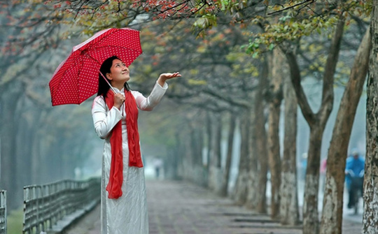 Thời tiết 25-3: Bắc bộ có mưa rào rải rác, đêm và sáng sớm trời lạnh