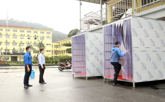Đoàn Thanh niên Than Nam Mẫu chế tạo thành công Buồng khử khuẩn phòng chống dịch Covid-19