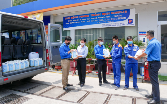 Tuổi trẻ Petrolimex Sài Gòn chung tay phòng, chống dịch COVID-19