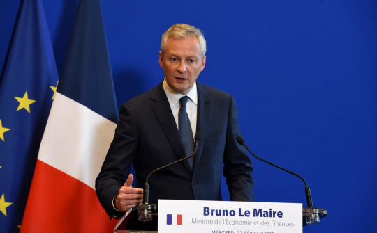 Pháp: GDP năm 2020 sẽ giảm 6% vì đại dịch Covid-19