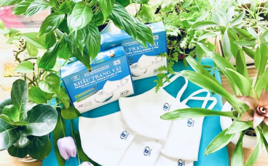 Khẩu trang vải kháng giọt bắn, kháng khuẩn Vinatex chính thức ra mắt thị trường