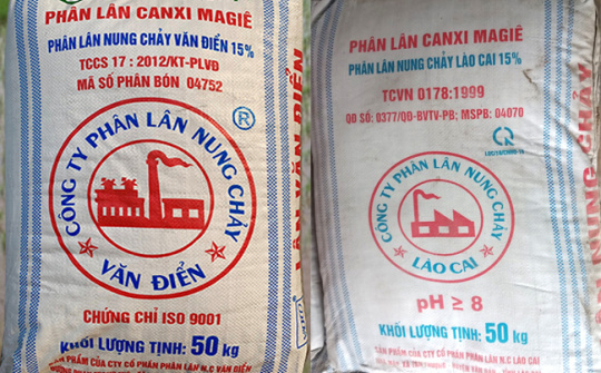 Báo động tình trạng phân bón làm lô gô, bao bì tương tự nhau