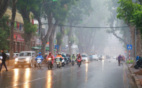 Thời tiết 17-4:  Mưa rải rác khắp các miền