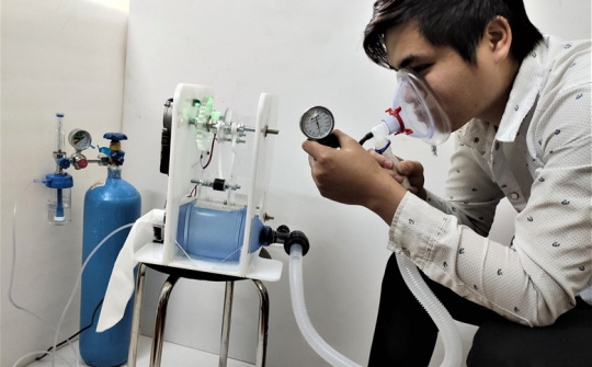 Máy trợ thở của Trường Đại học Điện lực - Thiết kế dự trữ cho tương lai