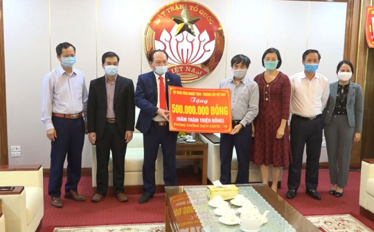 Ủng hộ 500 triệu đồng, TKV chung tay cùng Bắc Giang phòng, chống dịch Covid-19
