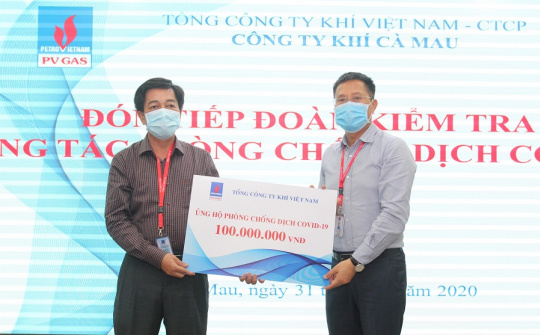 PV GAS tích cực hỗ trợ công tác phòng chống dịch Covid-19