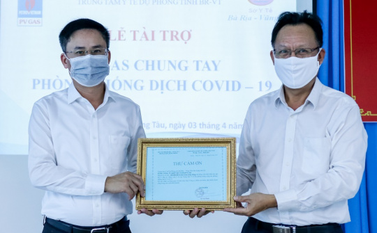 PVGAS chung tay chống dịch Covid-19 tại Bà Rịa Vũng Tàu