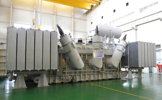 Máy biến áp nguồn 3 pha 500kV-467MVA “made in Vietnam” của EEMC: Bao nhiêu nỗ lực, bấy nhiêu tự hào