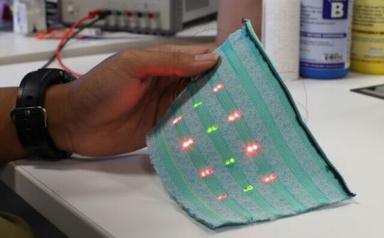 Dệt cảm biến vào trong vải