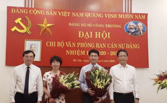Chi bộ Văn phòng Ban cán sự đảng Bộ Công Thương tổ chức thành công Đại hội Chi bộ lần thứ nhất, nhiệm kỳ 2020 - 2022