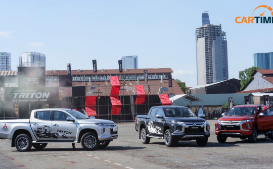 Mitsubishi Triton giảm giá cả trăm triệu đồng, xả kho phiên bản cũ