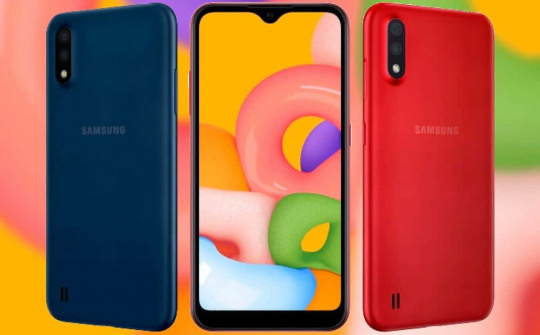 Samsung Galaxy M01 - Pin 4000mAh, giá 3 triệu đồng