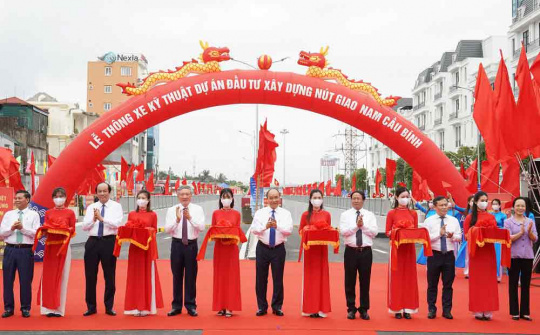 Thông xe kỹ thuật Dự án nút giao Nam Cầu Bính, Hải Phòng