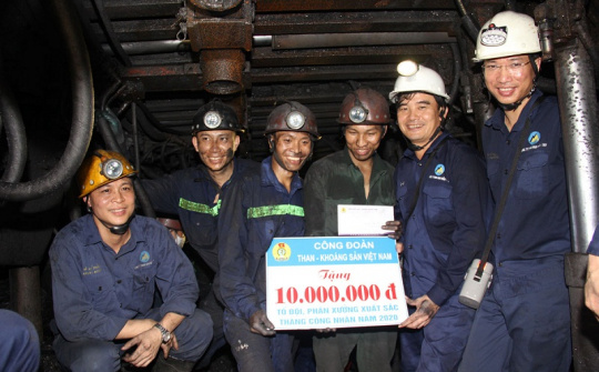 Công đoàn TKV chăm lo, cải thiện điều kiện làm việc, chế độ chính sách cho người lao động