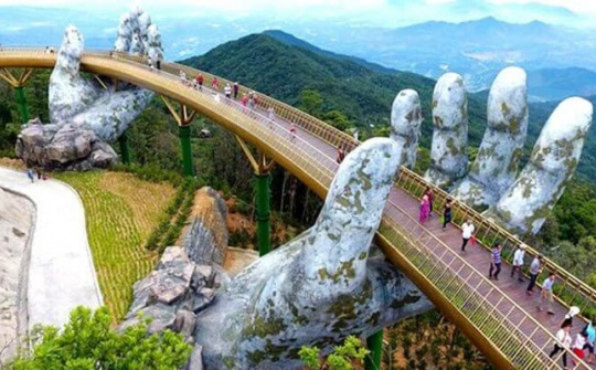 Cầu Vàng của Việt Nam giành giải bức ảnh đẹp nhất Architecture 2020 của Agora