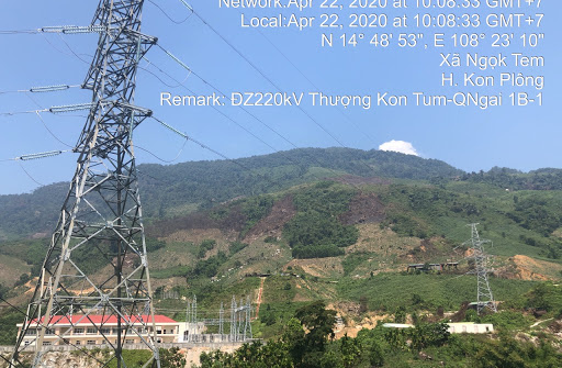 Đóng điện đường dây 220kV Thượng Kon Tum - Quảng Ngãi