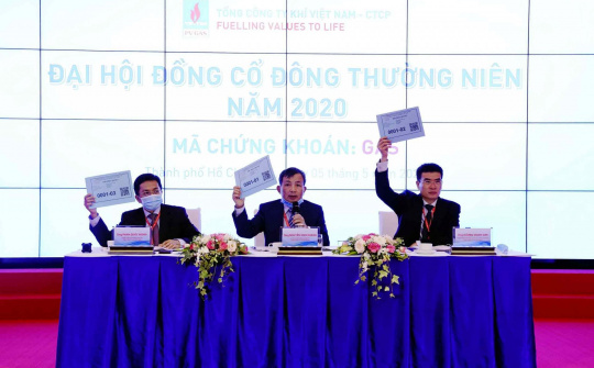 PV GAS dự kiến chia cổ tức 30% bằng tiền mặt trong năm 2020