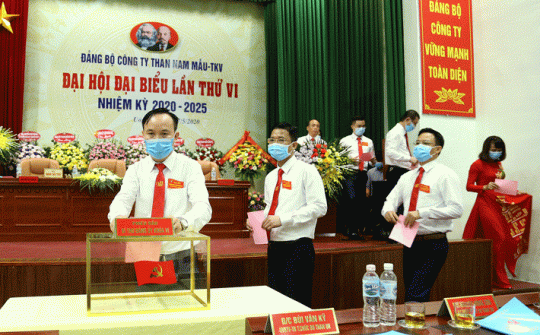 Than Nam Mẫu tổ chức thành công Đại hội Đảng bộ Công ty lần thứ VI, nhiệm kỳ 2020-2025